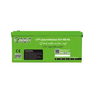 Orbit 24V 100 Ah LFP LiFEPO4 Marin Lityum Akü