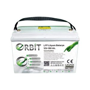 Orbit 12V 150 Ah OE LiFEPO4 P ABS Marin Lityum Akü