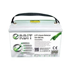Orbit 12V 150 Ah OE LiFEPO4 P ABS Lityum Akü