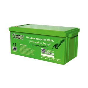 Orbit 12V 200 Ah OE LiFEPO4 P ABS Lityum Akü