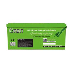 Orbit 24V 150 Ah OE LiFEPO4 P ABS Lityum Akü
